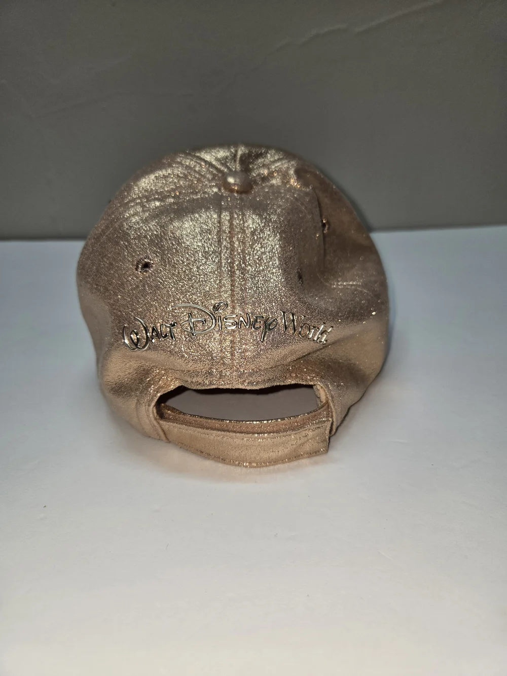Disney Metallic Rose Gold Mickey Mouse Cap